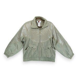 Vintage Active Frontier Womens Windbreaker Jacket Full‎ Zip Small Made in Russia